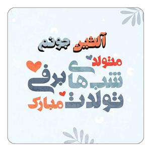 مگنت کاکتی طرح اسم آلتین مدل تولد زمستان کد mn14796