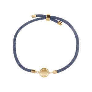 دستبند طلا 18 عیار زنانه مدوپد مدل گل و خورشید کد D12-10538 