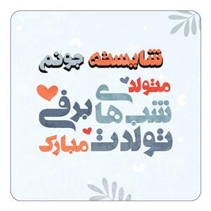 مگنت کاکتی طرح اسم شایسته مدل تولد زمستان کد mn16659