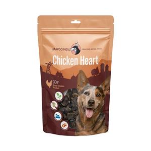 تشویقی سگ هاپومیل مدل دل مرغ کد Chicken Heart وزن 30 گرم