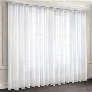 پرده مدل دوخت ساده حریر شاین سایز 300x280 سانتیمتر