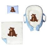 سرویس خواب سه تکه نوزاد مدل گارد محافظ طرح بچه خرس کد22