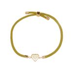 دستبند طلا 18 عیار زنانه مدوپد مدل قلب و ستاره کد D14-10518