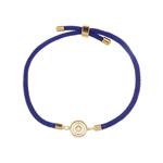 دستبند طلا 18 عیار زنانه مدوپد مدل دایره و ستاره کد D15-10482