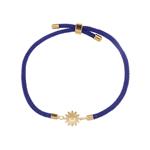 دستبند طلا 18 عیار زنانه مدوپد مدل خورشید و ماه کد D15-10337