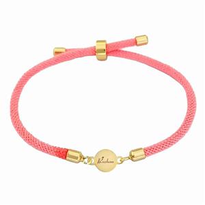 دستبند طلا 18 عیار دخترانه لیردا مدل اسم روژان 6755