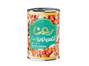 کنسرو لوبیاچیتی با قارچ 400 گرمی رعنا 