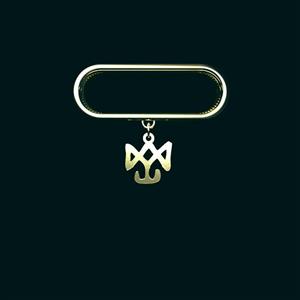 آویز ساعت طلا 18 عیار زنانه مدوپد مدل هندسی کد SK1-1682