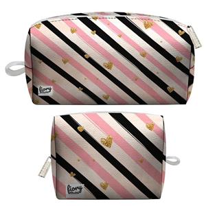 کیف لوازم آرایش زنانه مستر راد مدل قلب فانتزی کد 2266 به همراه کیف پد