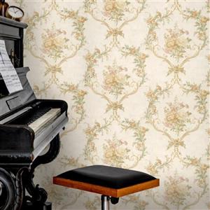 کاغذ دیواری مدل گلدار کد 7124