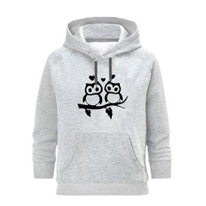 هودی زنانه مدل H030 طرح جغد