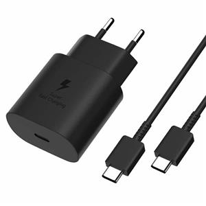 شارژر دیواری 25 وات اس ال وای مدل SUPER FAST 25W به همراه کابل تبدیل USB-C 