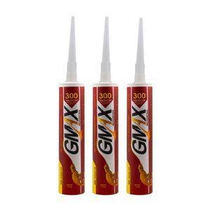 چسب سیلیکون جی مکس مدل 300 وزن 310 گرم بسته 3 عددی