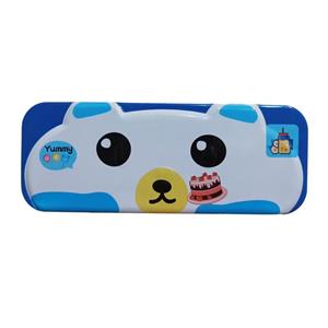 جامدادی مدل فلزی دو طبقه طرح خرس