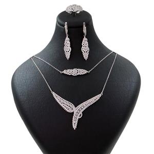 سرویس نقره زنانه جی تی ای مدل زنجیری -