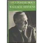 کتاب Opus Posthumous اثر Wallace Stevens انتشارات Knopf