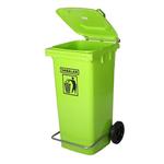 سطل زباله اداری سبلان کد 201/1 ظرفیت 240 لیتر (چرخدار و پدال دار)