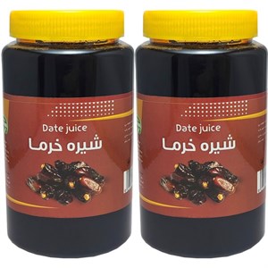شیره خرما ممتاز حس خوب - 2000 گرم بسته 2 عددی