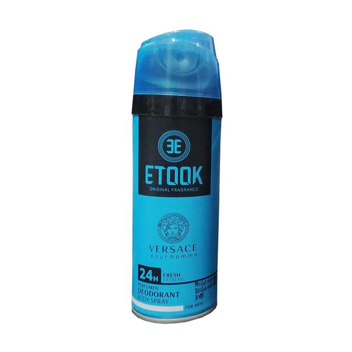 اسپری بدن مردانه اتوک مدل versace حجم 200 میلی لیتر