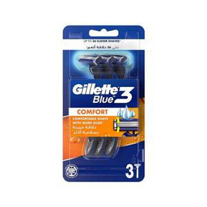 خود تراش ژیلت مدل  Blue3 Comfort New بسته 3 عددی