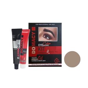 کیت رنگ ابرو دوماسی شماره 10 حجم 15 میلی لیتر رنگ شنی