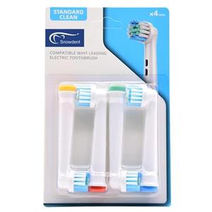 سری یدک مسواک برقی اسنودنت مدل Standard Clean بسته 4 عددی -