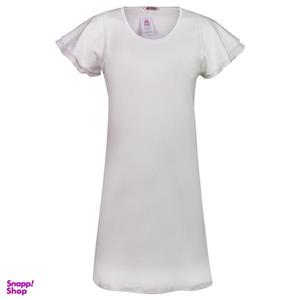 پیراهن زنانه کوزا مدل آستین چین دار کد 9230 رنگ سفید