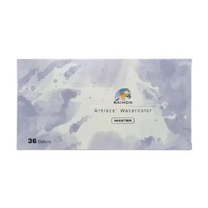 آبرنگ 36 رنگ رایمون مدل مستر