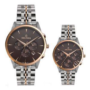 ست ساعت مچی عقربه ای زنانه و مردانه شوپیر مدل GL183A007