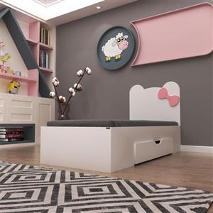 تخت یکنفره خواب اعیان مدل FH609 سایز 90x200 سانتی متر