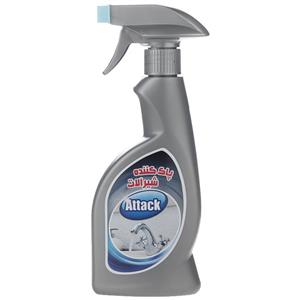 پاک کننده شیرآلات و سینک ظرفشویی اتک حجم 375 میلی لیتر Attack Tap And Sink Cleaner 375ml