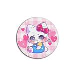 زیر لیوانی مدل هلو کیتی کیوت کد Hello Kitty 047