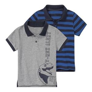 پولوشرت آستین کوتاه پسرانه لوپیلو مدل دایناسور مجموعه دو عددی