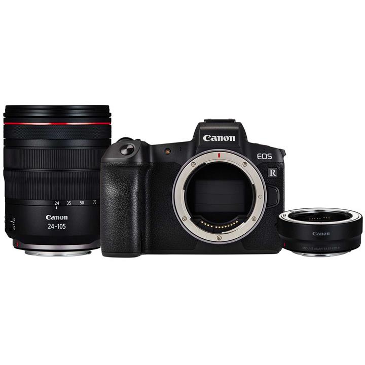Canon EOS R / RF 24-105mm f/4L IS USM Lens / Mount Adapter EF-EOS R