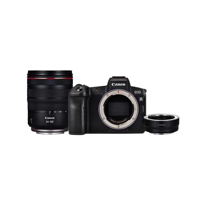 Canon EOS R / RF 24-105mm f/4L IS USM Lens / Mount Adapter EF-EOS R