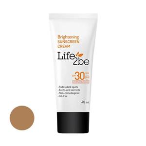 ضدآفتاب روشن کننده لایف توبی spf30