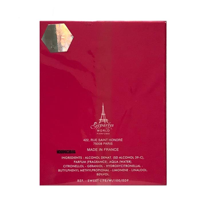 ادو پرفیوم زنانه جی پارلیس مدل sweet life حجم 100 میلی لیتر
