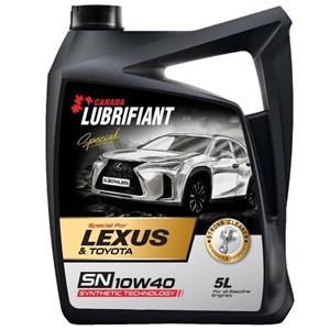 روغن موتور کانادا لوبریفنت مدل اسپیشیال 10W40 SN TOYOTA & LEXUS حجم 5 لیتر