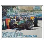 پوستر مدل مسابقات ماشین‌سواری موناکو
