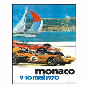 پوستر مدل مسابقات ماشین‌سواری موناکو3 