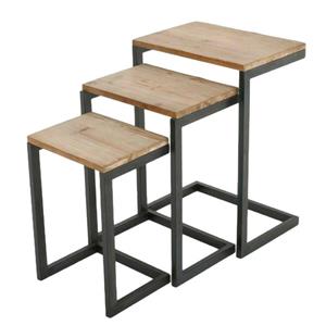 میز عسلی مدل s4030 مجموعه 3 عددی