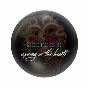 مگنت عرش طرح فانتزی انگیزشی Happiness is spring the heart کد Asm6507 