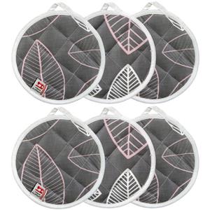 دستگیره منسوجات خسروشاهی برتر مدل گرد کد DGM173 بسته 6 عددی