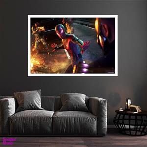 تابلو بکلیت طرح فیلم Spider-Man مدل قاب شاسی W-s8831