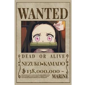 پوستر مدل تحت تعقیب نزوکو Nezuko طرح انیمه شیطان کش demon slayer کد 673