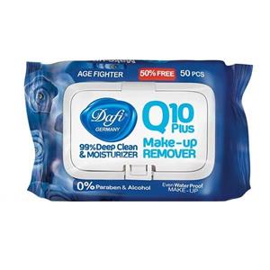 دستمال مرطوب دافی مدل Q10 PLUS STOP IRRIATION بسته 50 عددی