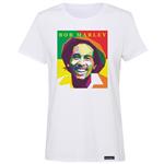 تی شرت آستین کوتاه زنانه 27 مدل Bob Marley کد MH959