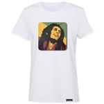تی شرت آستین کوتاه زنانه 27 مدل Bob Marley Color کد MH943