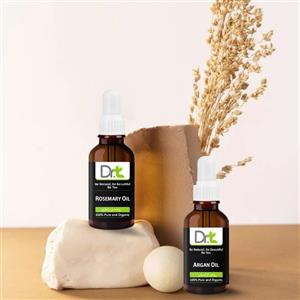 روغن مو دکترتی مدل رزماری حجم 50 میلی لیتر به همراه روغن مو دکترتی مدل آرگان حجم 50 میلی لیتر