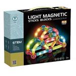 ساختنی مدل Light Magnetic Sticks Blocks کد 8906